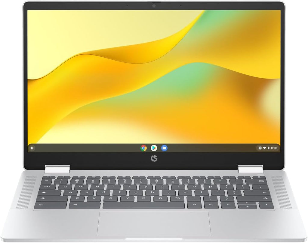 HP 2-in-1 Convertible Chromebook, 14inch HD Touchscreen, Intel Quad-Core Pentium Silver N5030 Processor Up to 3.10GHz, 4GB Ram, 128GB SSD, Intel UHD Graphics, Webcam, Chrome OS(Renewed (14inch/128GB)