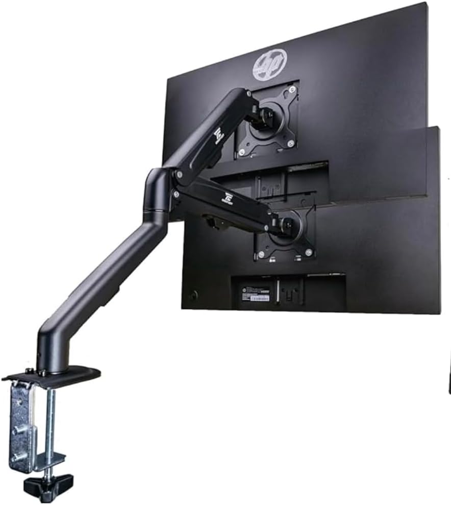 acer 27' FHD IPS Monitor w/ 4ms Response Time, Anti Glare, VESA Mount (100mm), HDMI, VGA & Black Color with Dockztorm Hub & ErgoFlexy Single Monitor Mount