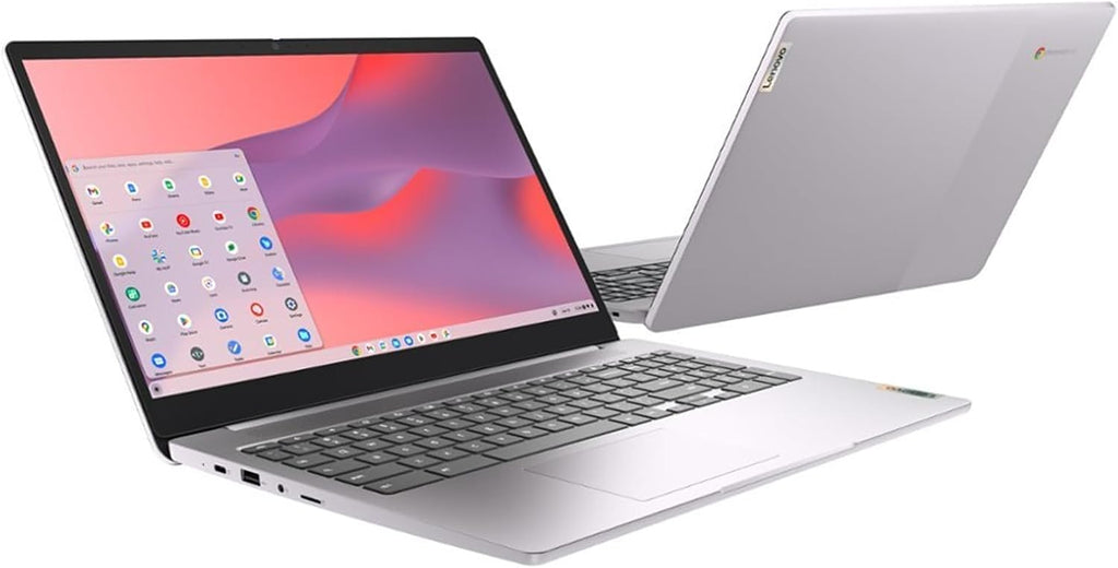 Lenovo IdeaPad 3i Chromebook, 15.6' FHD 1920 x 1080 Display, Intel Celeron N4500 1.1GHz, Intel UHD Graphics, 4GB RAM, 64GB SSD eMMC, Webcam, Bluetooth, Chrome OS, EAT 64GB USB Flash Drive, Arctic Grey
