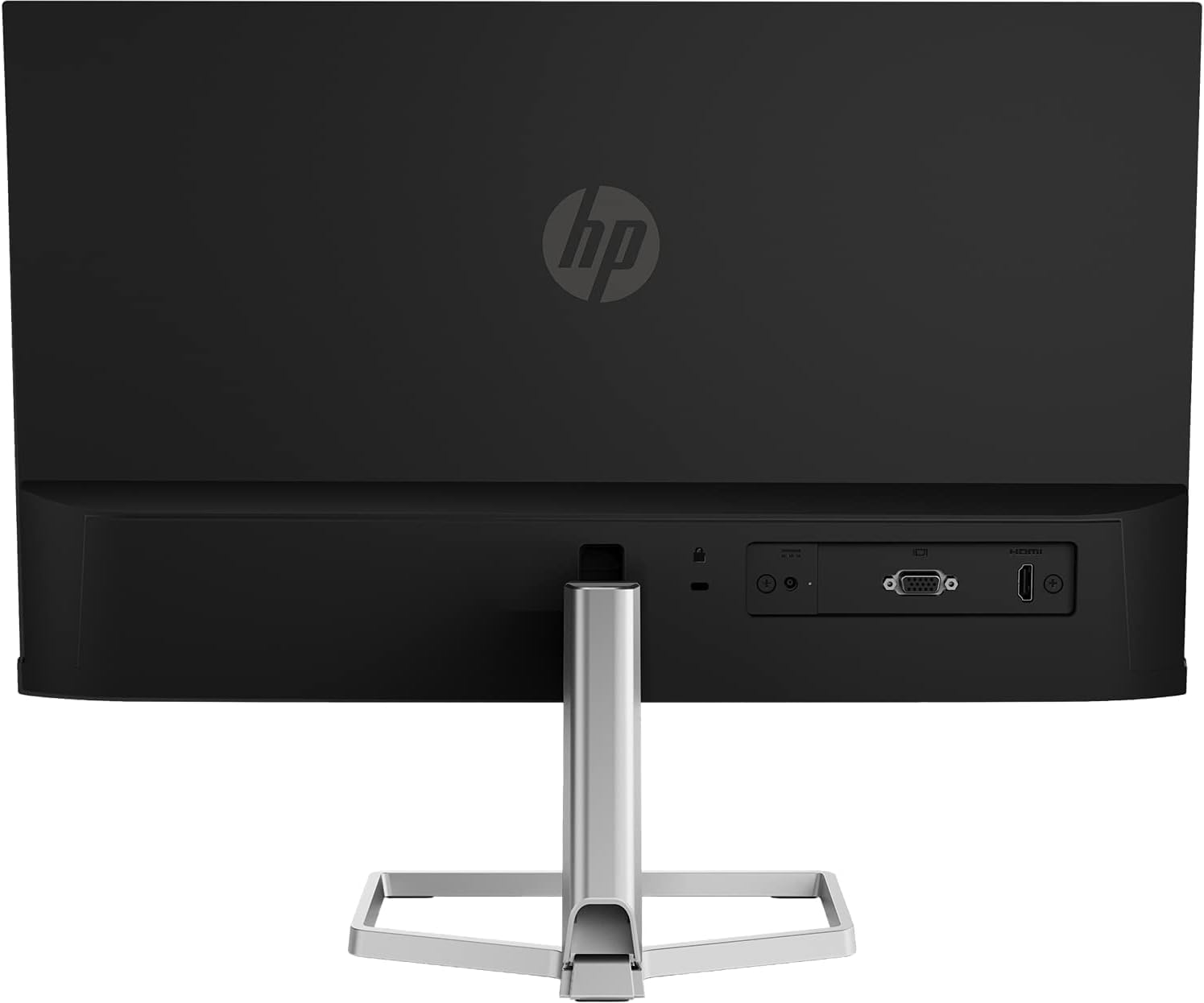 HP 22 IPS 1080P FreeSync Monitor Bundle with Docztorm Dock, 22 inch IPS (1920 x 1080) Display, VGA, HDMI, Adjustable Tilt, Ideal for Home & Business, Black & Silver 2 Pack