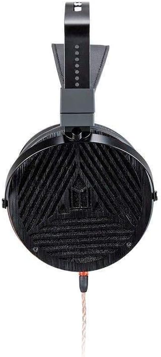Monolith Over Ear Planar Magnetic Headphones - With 106mm Driver, 50 Ohm, 10 Watt Maximum Power Handling, Open Back Design, Comfort Ear Pads For Studio/Professional, Black/Wood