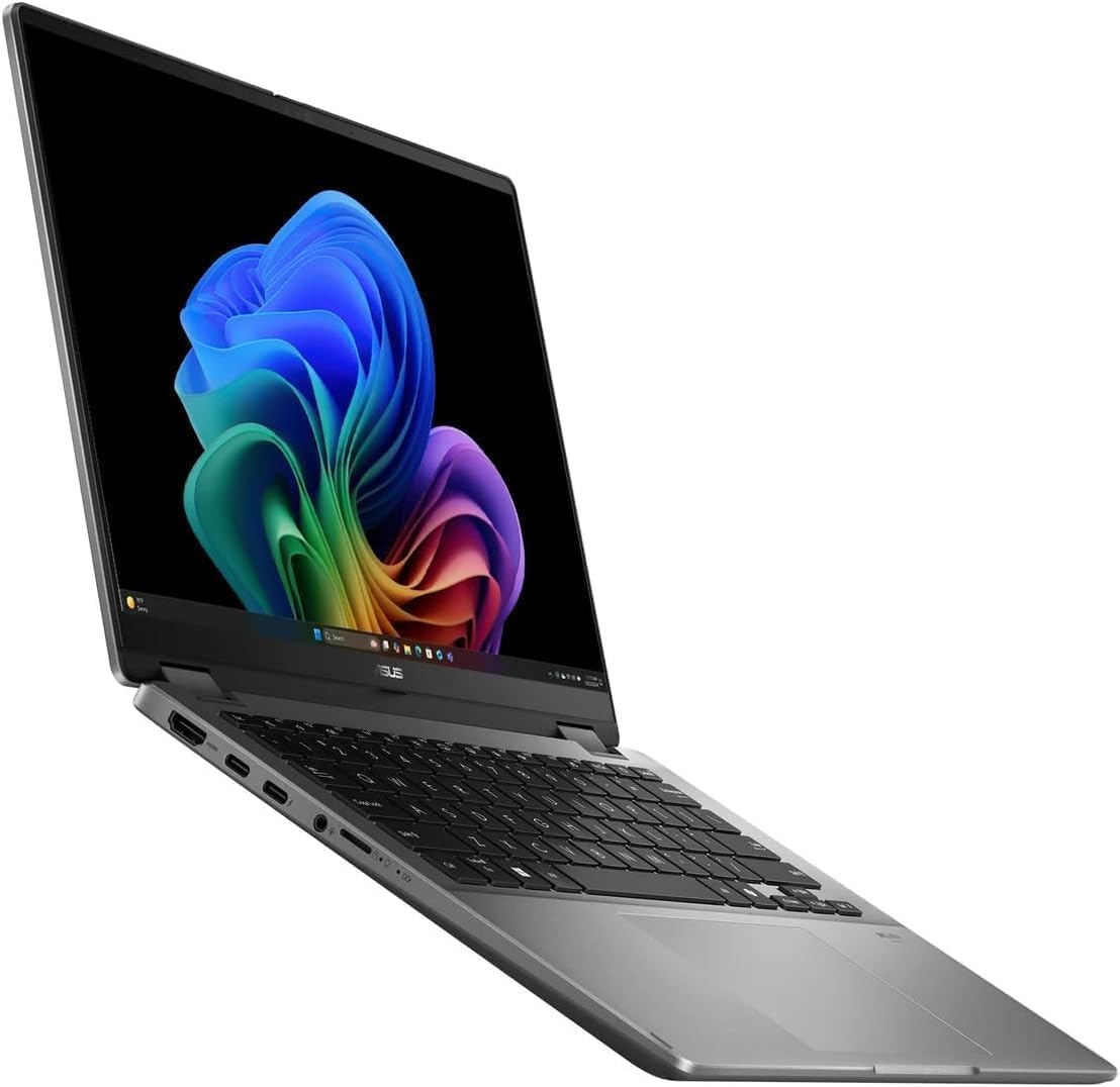 ASUS Vivobook Flip 14 2-in-1 Laptop: 14' OLED Touchscreen, Intel Core Ultra 7 256V Processor, 16GB RAM, 1TB SSD, Backlit Chiclet Keyboard, Thunderbolt 4, Copilot+ PC