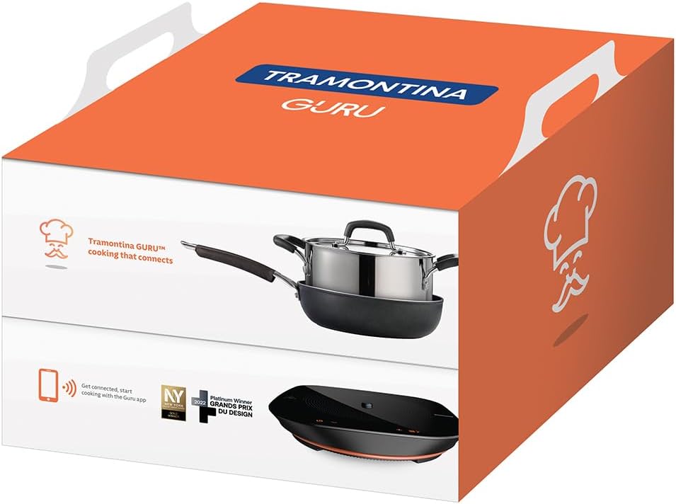 Tramontina Guru Smart Induction Cooktop Starter Set, 81502/000DS