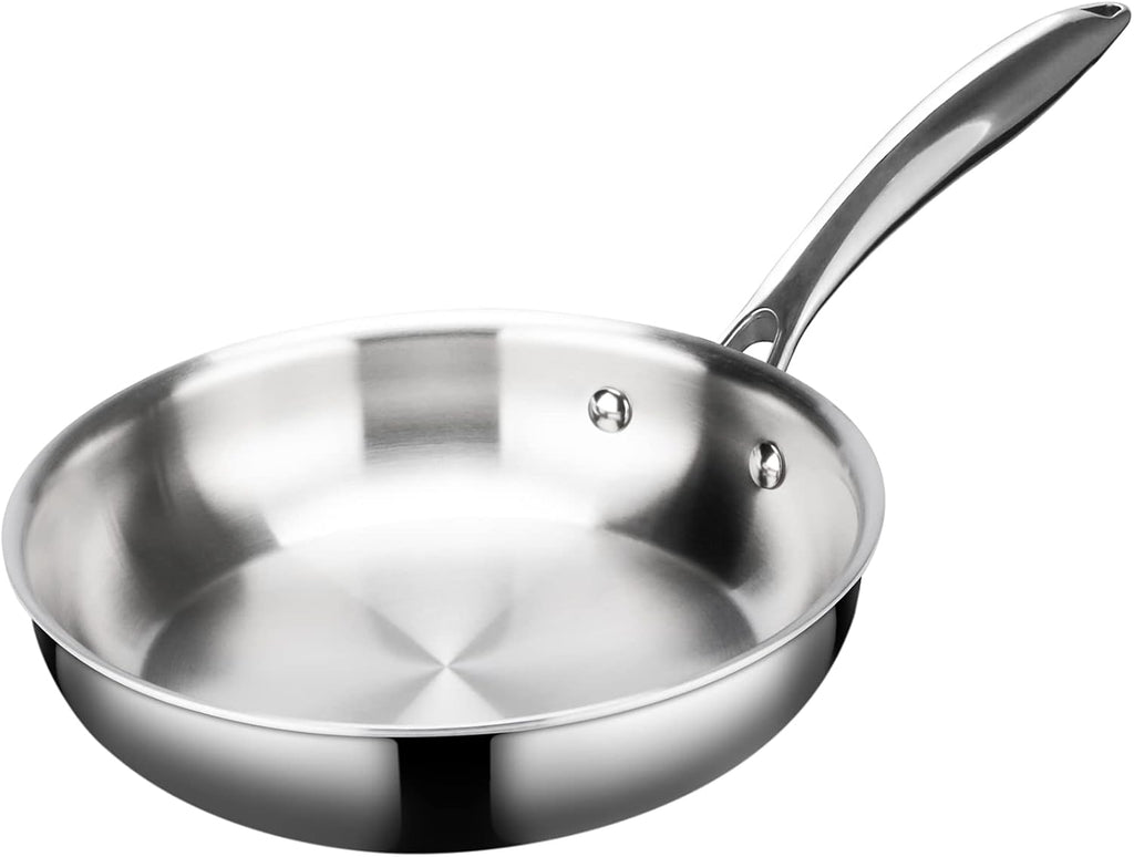 Duxtop Portable Induction Cooktop, 1800W 8500ST E210C2 & Whole-Clad Tri-Ply Stainless Steel Stir-Fry Pan Kitchen Induction Cookware 10 Inches