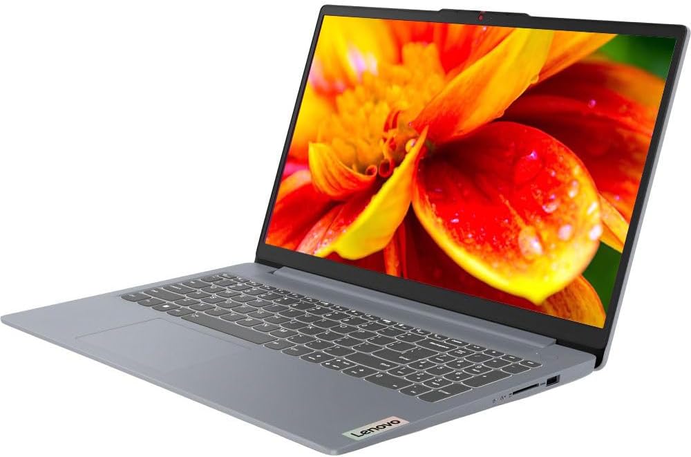 Lenovo IdeaPad Slim 3 15.6' Full HD Touchscreen Laptop – AMD Ryzen 7 5825U, 16GB Memory, 512GB SSD, Arctic Grey