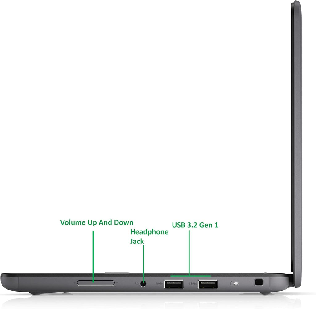 Dell 2021 Latitude 3120 Touchscreen 2-in-1 11.6-inch - Intel Pentium - Pentium-N6000 - Quad Core 1.1303 Ghz - 256GB SSD - 8GB RAM - 1366x768 HD - Windows 11 Pro (Renewed)