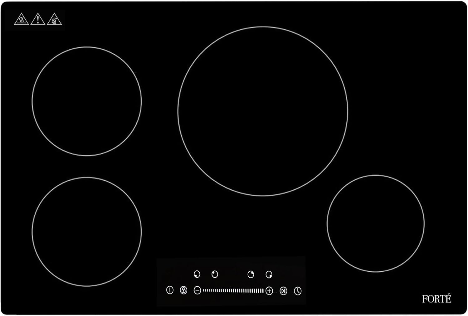 Forte F30NDC4504B 30' Electric Induction Cooktop