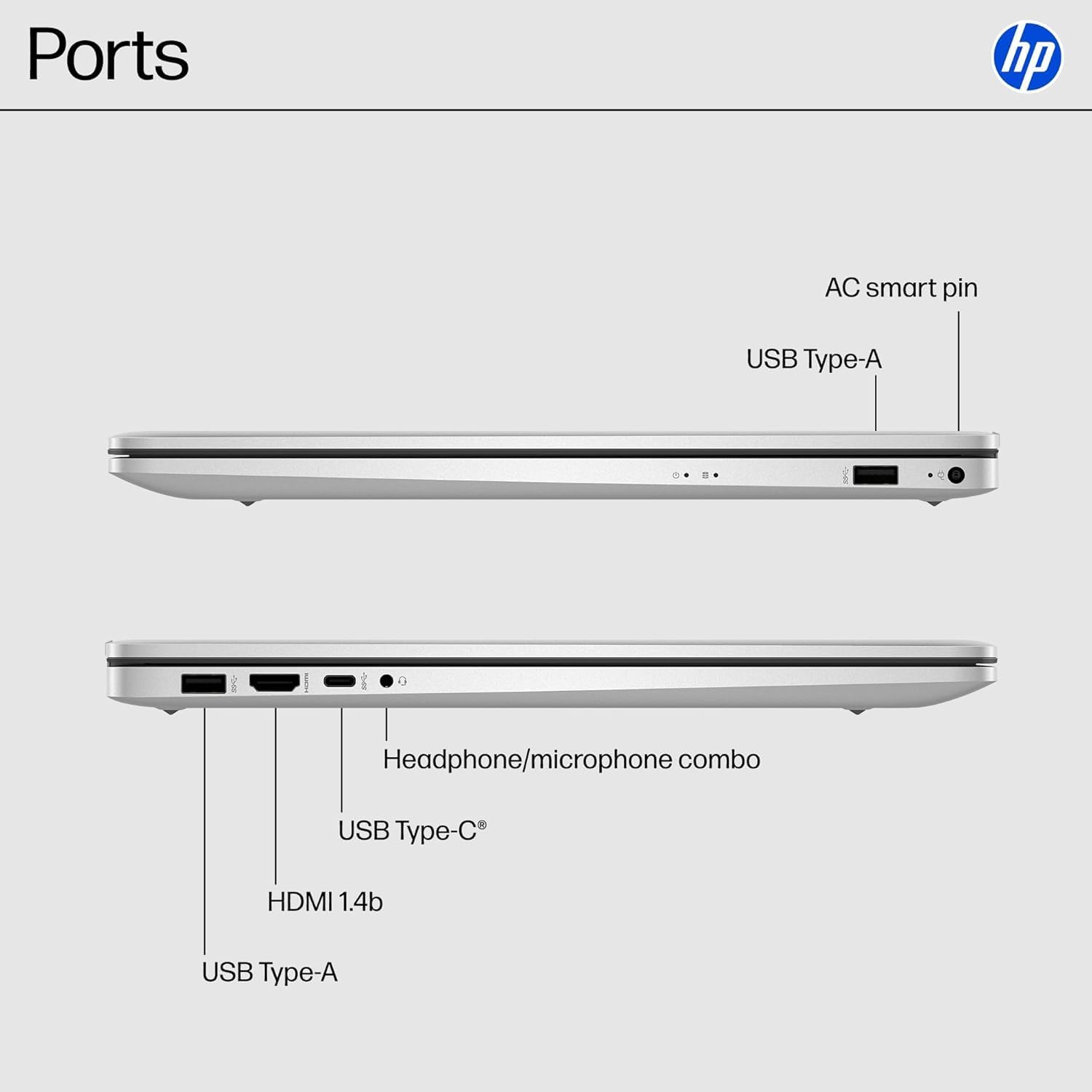 HP 17.3' FHD Laptop Computer, Intel Core i5-1334U, 16GB RAM, 1TB PCI-E SSD, Windows 11 Pro, Free Lifetime MS Office • Copilot AI, Intel Iris Xe Graphics, 8-in-1 HUB, Natural Silver