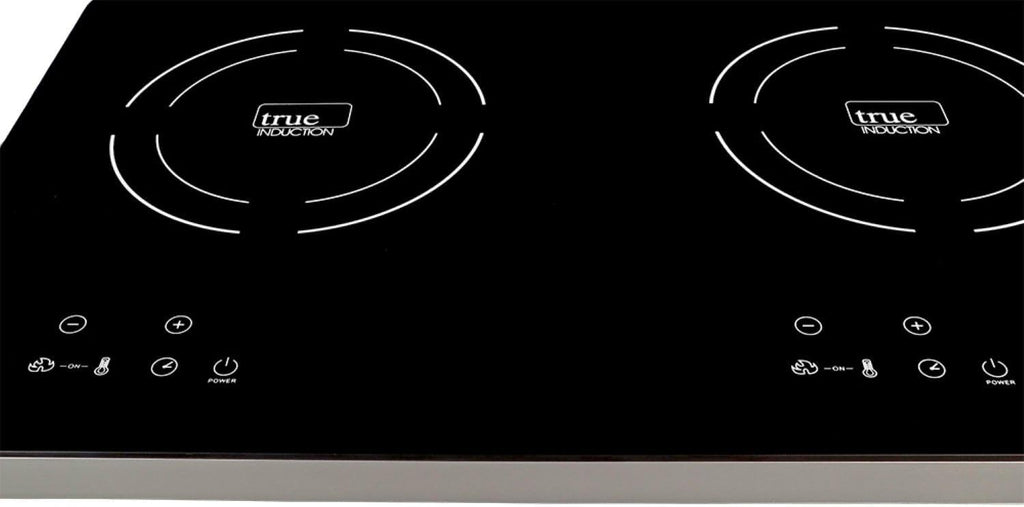 TI-2C 23 inch Portable Dual Induction Glass-Ceramic Cooktop, 1750W, UL1026 Certified with FREE Travel Bag & Burner Covers