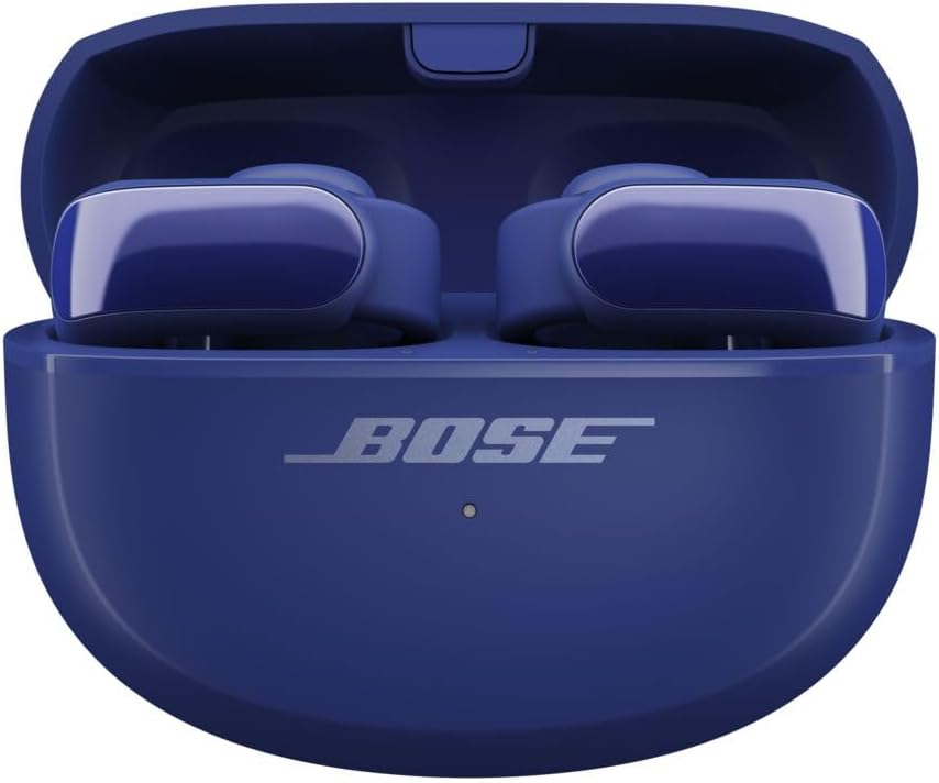 Bose Ultra Open Earbuds - Bluetooth Open Ear Earbuds with OpenAudio for Awareness, Clip-On Design for Comfort, Water Resistant, Up to 48 Hrs of Playtime, Midnight Violet - Limited Edition Color