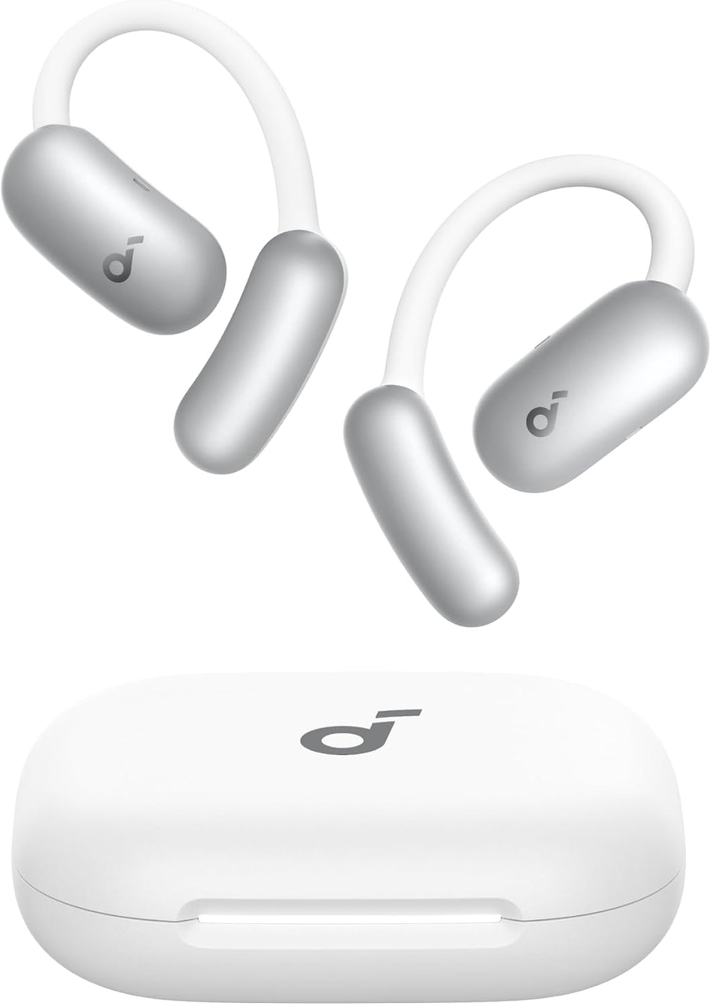 Soundcore AeroFit 2 AI Assistant Open-Ear Headphones by Anker, Pressure-Free Fit, 2X Richer Bass, Real-Time Translation Earbuds, Hi-Res, 35H Playtime, IP55