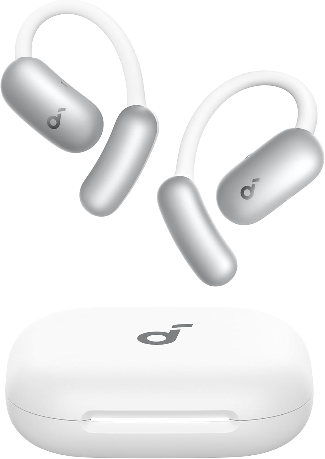 Soundcore AeroFit 2 AI Assistant Open-Ear Headphones by Anker, Pressure-Free Fit, 2X Richer Bass, Real-Time Translation Earbuds, Hi-Res, 35H Playtime, IP55