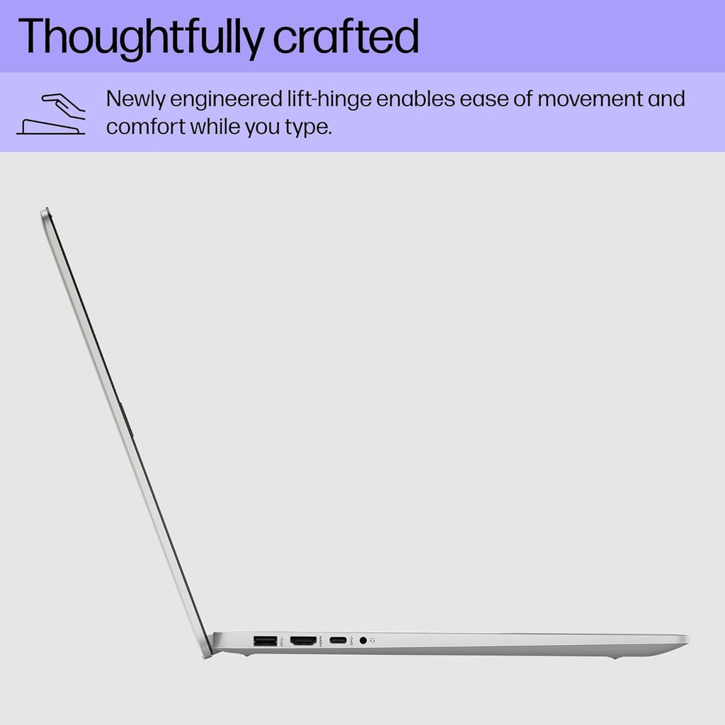 HP 17.3' FHD Laptop Computer, Intel Core i5-1334U, 16GB RAM, 1TB PCI-E SSD, Windows 11 Pro, Free Lifetime MS Office • Copilot AI, Intel Iris Xe Graphics, 8-in-1 HUB, Natural Silver