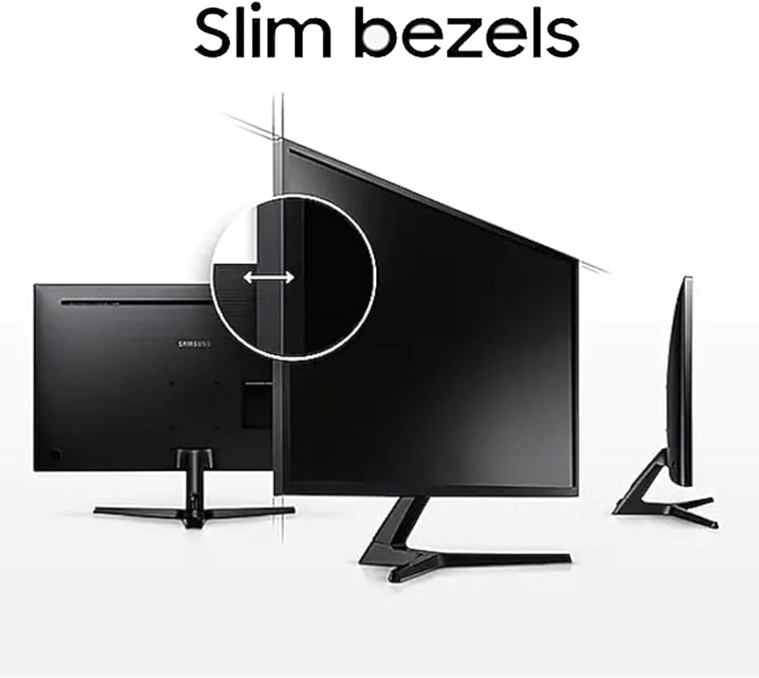 Samsung 32 Inch 4K Monitor(3840x2160), 60Hz, 4ms, AMD FreeSync, Eye Saver, HDMI/Display Port, Flicker Free Mode, with HDMI Cable