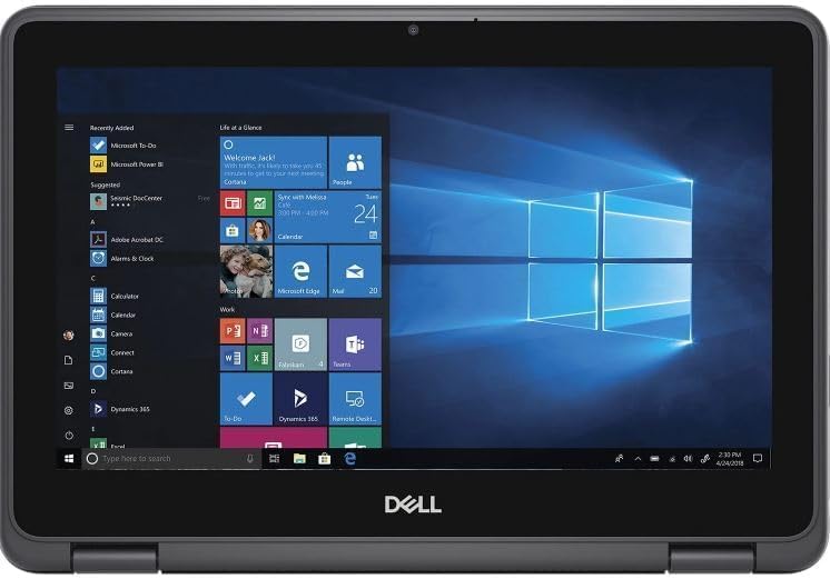 Dell Latitude 3190 11.6' HD 2-in-1 Touchscreen Laptop Intel N5030 1.1Ghz 8GB Ram 128GB SSD Windows 11 Professional (Renewed)