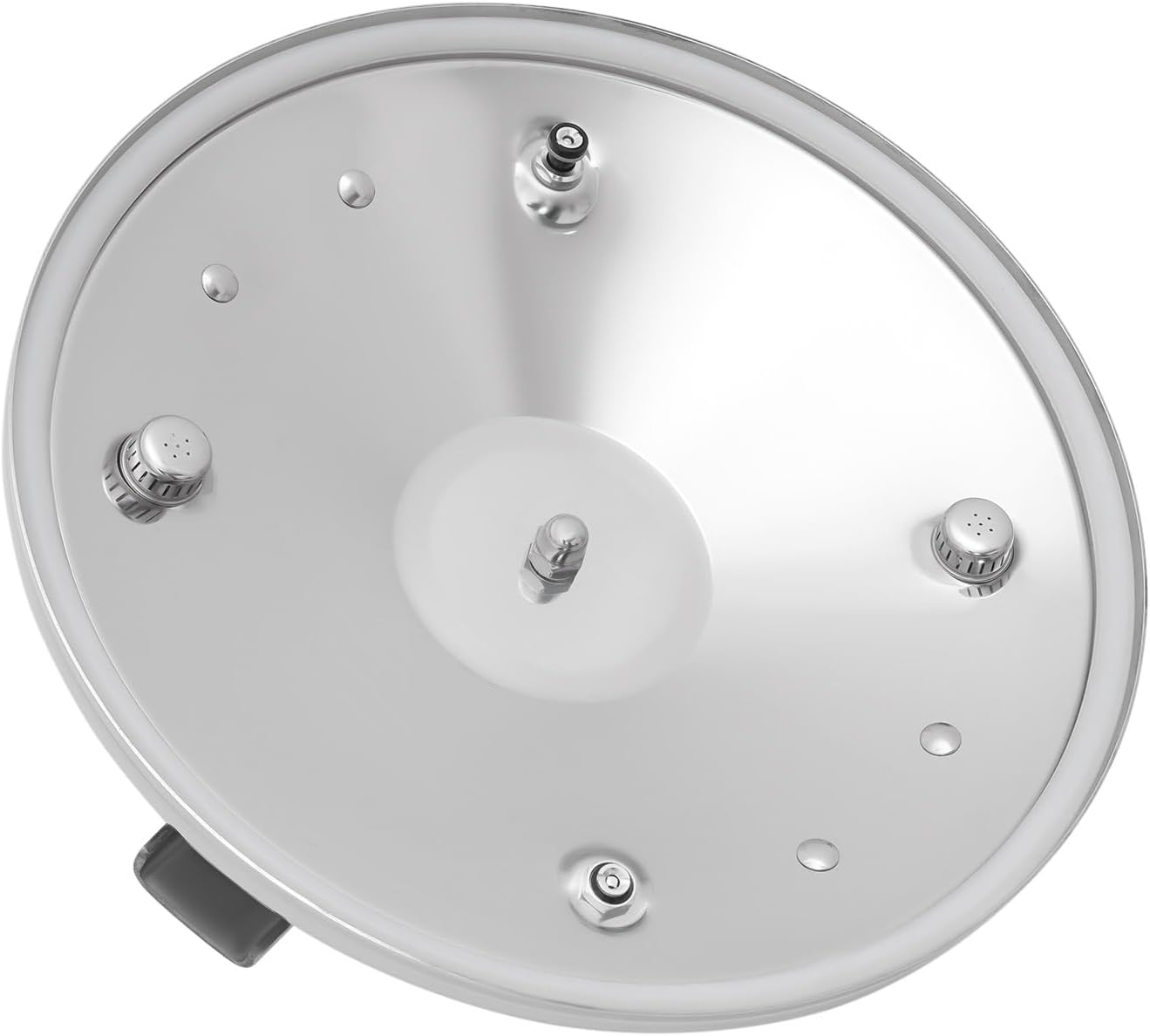 42.3QT Stainless Steel Pressure Cooker, 60Kpa High-Pressure Cooking Pot, Large Steamer Cooking Pressure Canner with Safety Valves for Family or Commercial Use on Gas Stovetop & Induction Cooktop