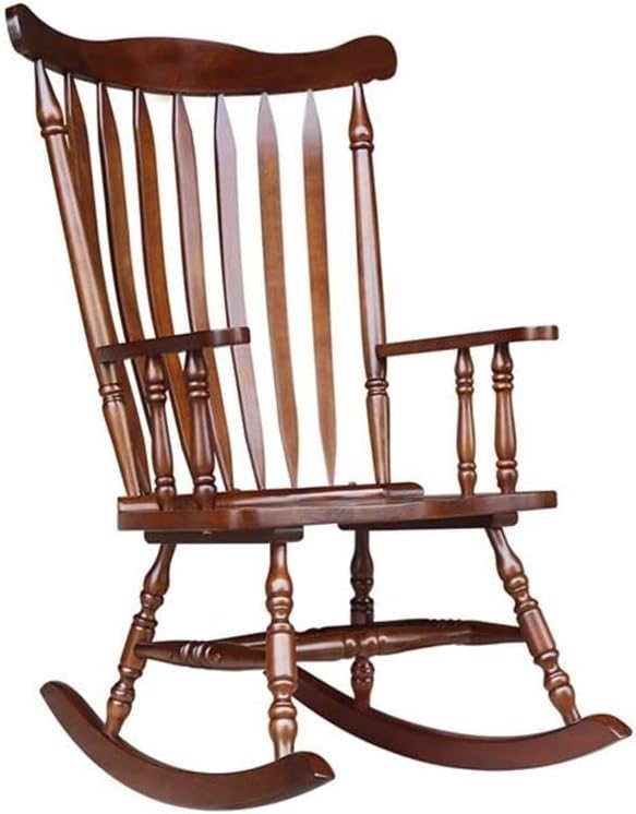 International Concepts Home Accent Solid Wood Rocker in Espresso
