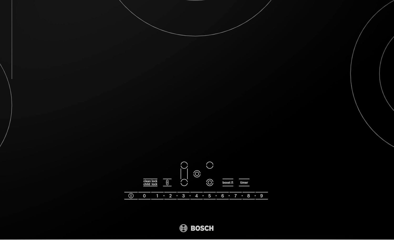 Bosch NET8069UC Electric Cooktop, 30 INCH, Black