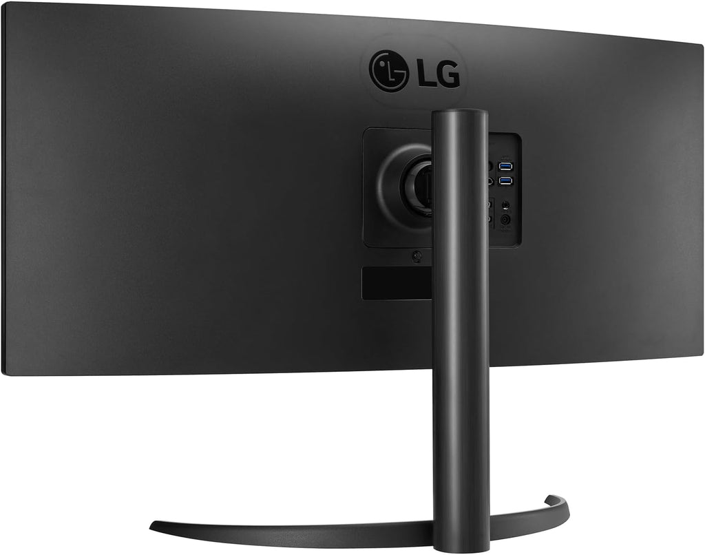 LG 34WR55QC-B 34' Curved UltraWide WQHD HDR 10 100Hz Monitor with USB Type-C, 3440x1440 Curved Display, 100Hz Refresh Rate, AMD FreeSync, Borderless Design
