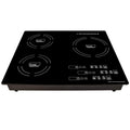 TI-3B 24 inch Built-In 3 Burner Induction Glass-Ceramic Cooktop, 3300W, UL858 Certified