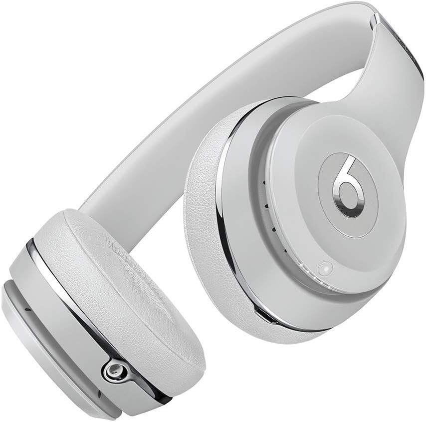 Beats Solo3 Wireless Headphones - Satin Silver(Latest Model) - MX452LL/A (Renewed)