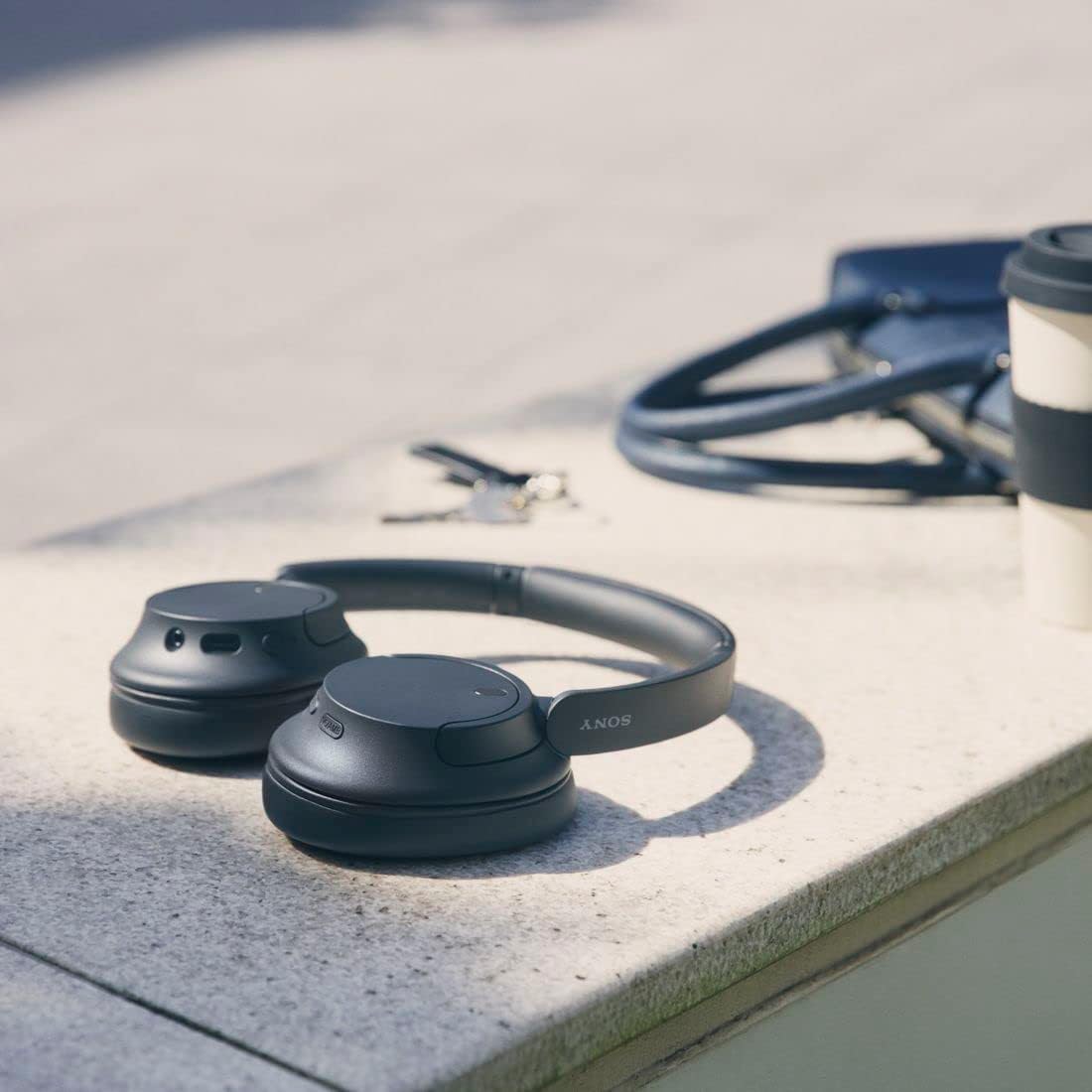 Sony WHCH720N Wireless Over The Ear Noise Canceling Headphones with 2 Microphones and Alexa Voice Control (Black)