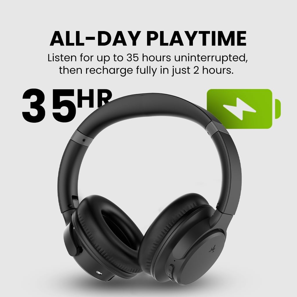Avantree Ensemble - Wireless Headphones for TV Watching for Seniors, Easy Setup & Charging Dock, 35H Play Time, Comfortable, Works with Optical, AUX & Bluetooth TVs