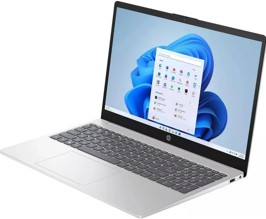 HP 15 Laptop, 12th Generation Intel Core i7-1255U Processor, 16 GB RAM, 512GB SSD, 15.6' Full HD Display, Wi-Fi & Bluetooth, HD Webcam, Windows 11 Pro