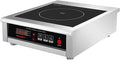 3500W Commercial Induction Cooktop, 240V Single Induction Burner with 18-Hour Timer, High-Efficiency Induction Heater for Restaurant & Catering