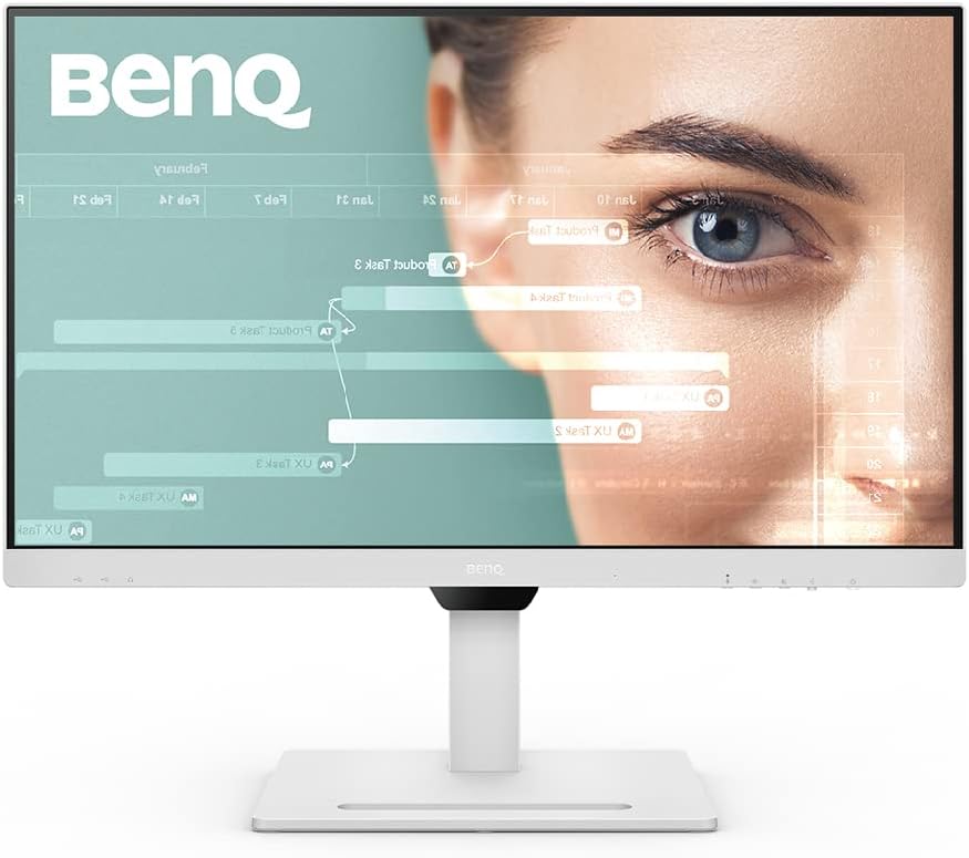 BenQ GW2790QT Productivity Monitor 27' 1440p | IPS| Eye-Care Tech | 99% sRGB | Brightness Intelligence Gen2 | Noise-Cancelling Mic & Speakers | Ergonomic | USB-C (65W) | USB Hub | DaisyChain | White