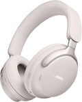 Bose QuietComfort Ultra Wireless Noise Cancelling Headphones with Spatial Audio, Over-The-Ear Headphones with Mic, Up to 24 Hours of Battery Life, White Smoke (Renewed)