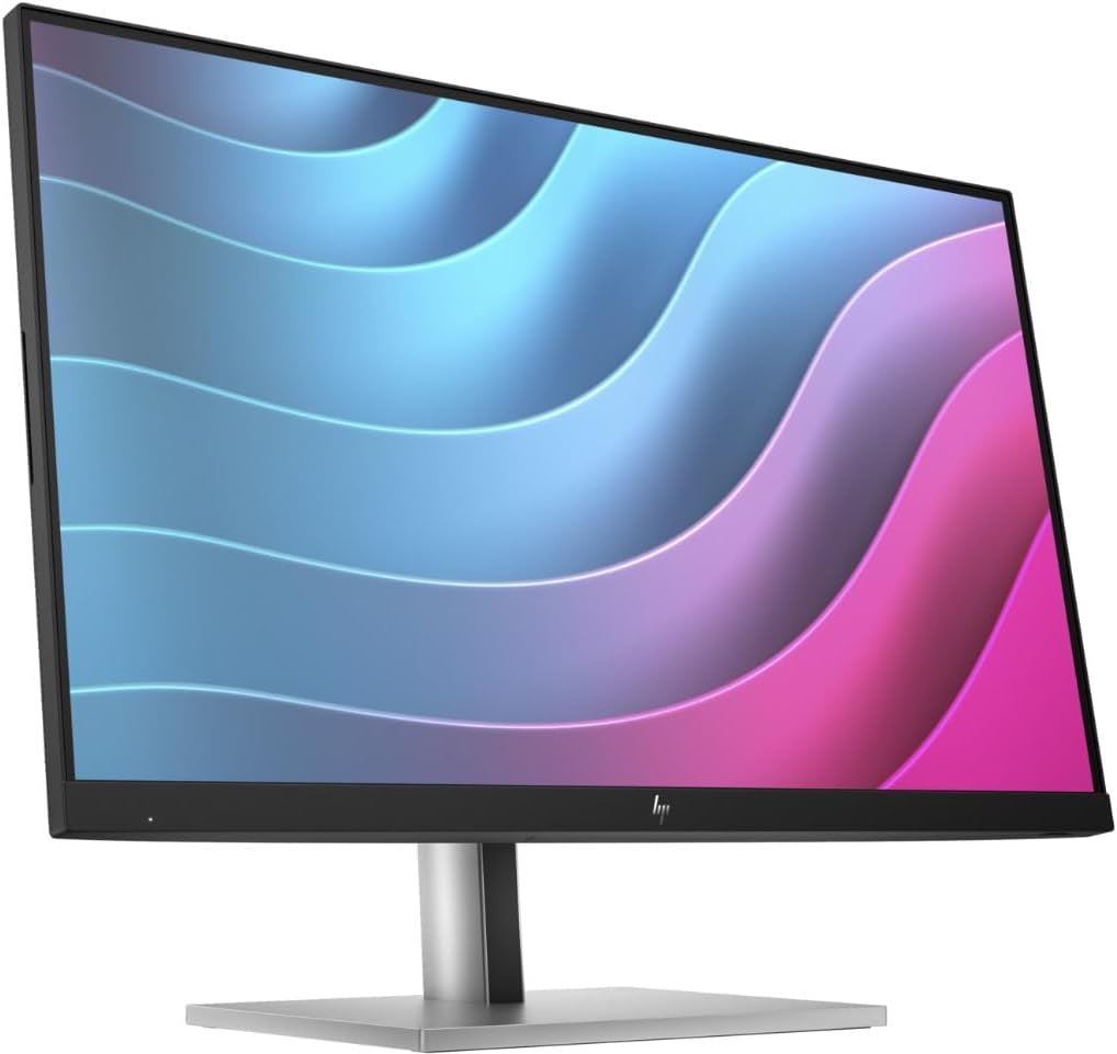 HP E24 G5 24' Class Full HD LCD Monitor - 16:9 - Black - 23.8' Viewable - in-Plane Switching (IPS) Technology - Edge LED Backlight - 1920 x 1080-250 Nit - 5 ms - HDMI - DisplayPort - USB Hub