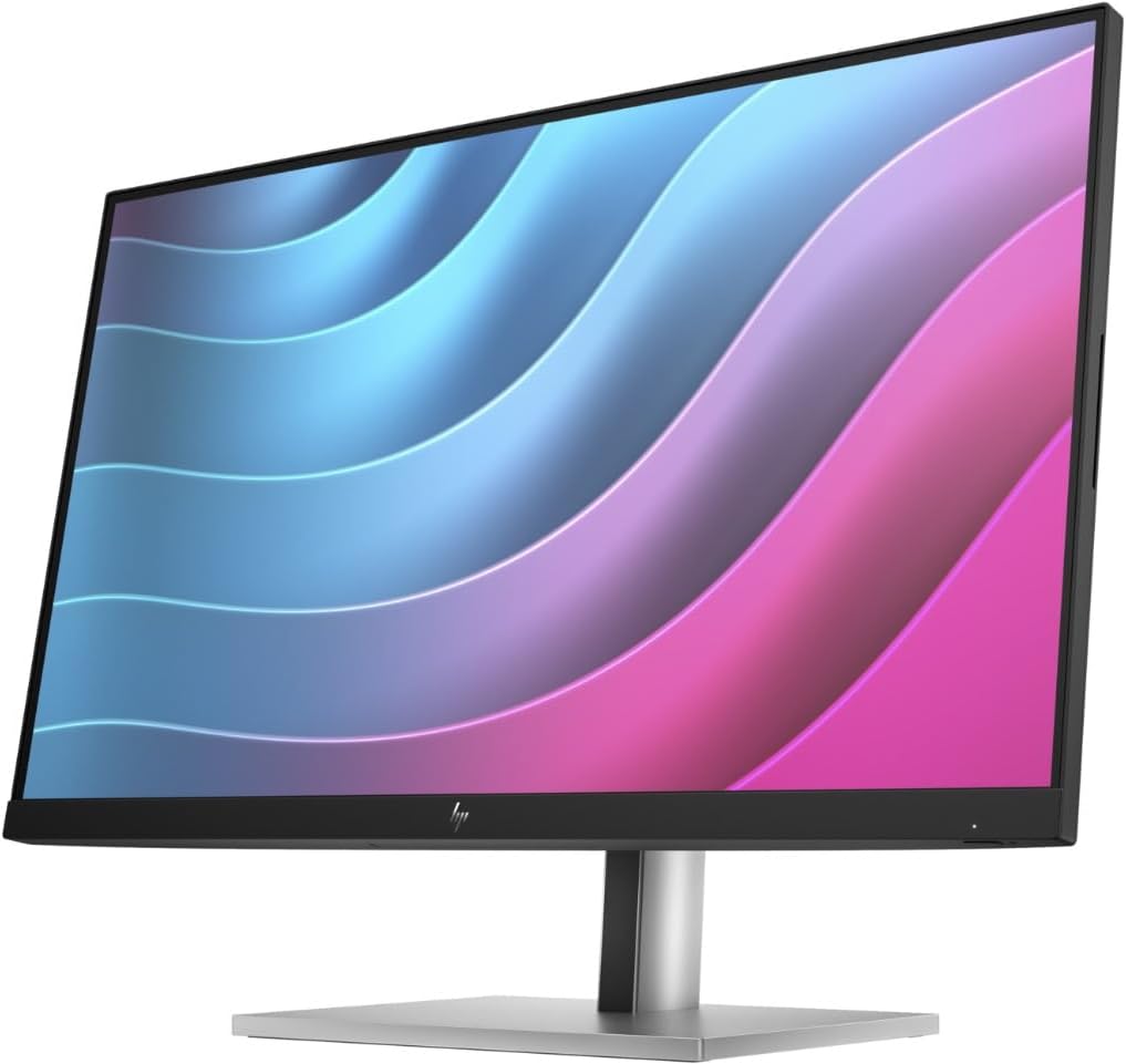 HP E24 G5 24' Class Full HD LCD Monitor - 16:9 - Black - 23.8' Viewable - in-Plane Switching (IPS) Technology - Edge LED Backlight - 1920 x 1080-250 Nit - 5 ms - HDMI - DisplayPort - USB Hub
