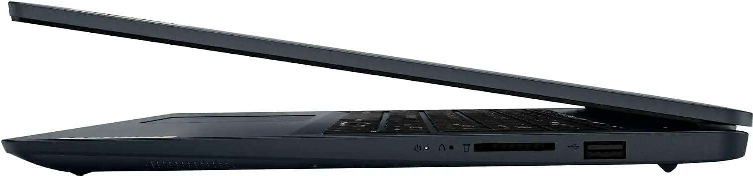Lenovo IdeaPad 1 15.6' FHD Laptop, with Free Lifetime Microsoft Office 2024, AMD Ryzen 3 7320U, 4GB RAM, 256GB SSD, Windows 11 Pro, Abyss Blue, Wi-Fi 6, with Docking Station
