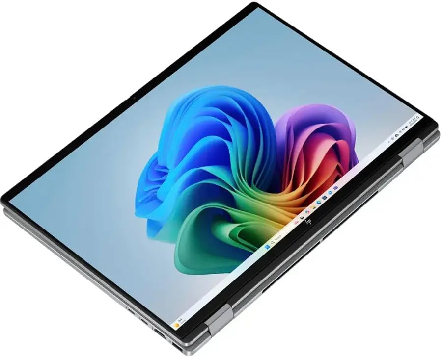 HP OmniBook X FILP Copilot+ PC 16 inch 2K Touch 2-in-1 Touchs Laptop, AMD Ryzen AI 5 340, 16GB DDR5 RAM, 512GB SSD, Backlit KB, Copilot+ PC, Windows 11 Home, Meteor Silver, 16-ar0013dx