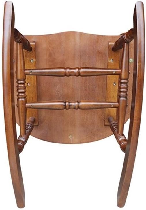 International Concepts Home Accent Solid Wood Rocker in Espresso