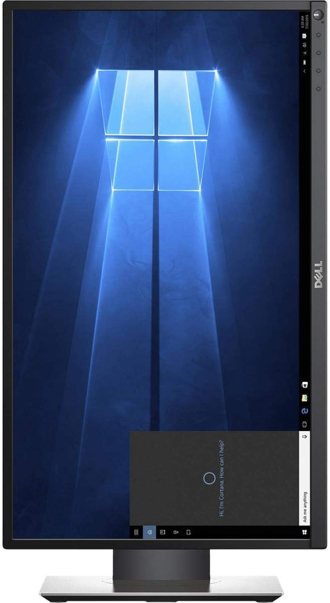 Dell P2419H 24 Inch LED-Backlit, Anti-Glare, 3H Hard Coating IPS Monitor - (8 ms Response, FHD 1920 x 1080 at 60Hz, 1000:1 Contrast, with ComfortView DisplayPort, VGA, HDMI and USB), Black
