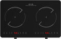 Double Induction Cooktop, 2 Burner Induction Burner 20 Temperature & Power Levels Portable Electric Stove Countertop Burners, Knob Control, Child Safety Lock & 4H Timer, Auto Shut-Off