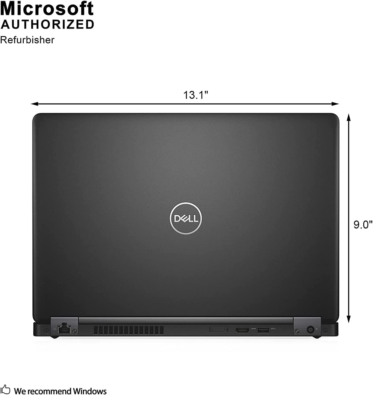 Dell Latitude 5490 / Intel 1.7 GHz Core i5-8350U Quad Core CPU / 16GB RAM / 512GB SSD / 14 FHD (1920 x 1080) Display/HDMI/USB-C/Webcam/Windows 11 Pro (Renewed)