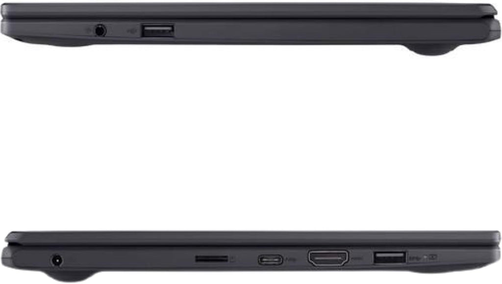 ASUS Vivobook Go 11.6' HD Slim Laptop, Intel Dual Core N4500, Intel Graphics, 4GB, 128GB, Windows 11 Home, SonicMaster, ErgoSense, Black, L210KA-ES04