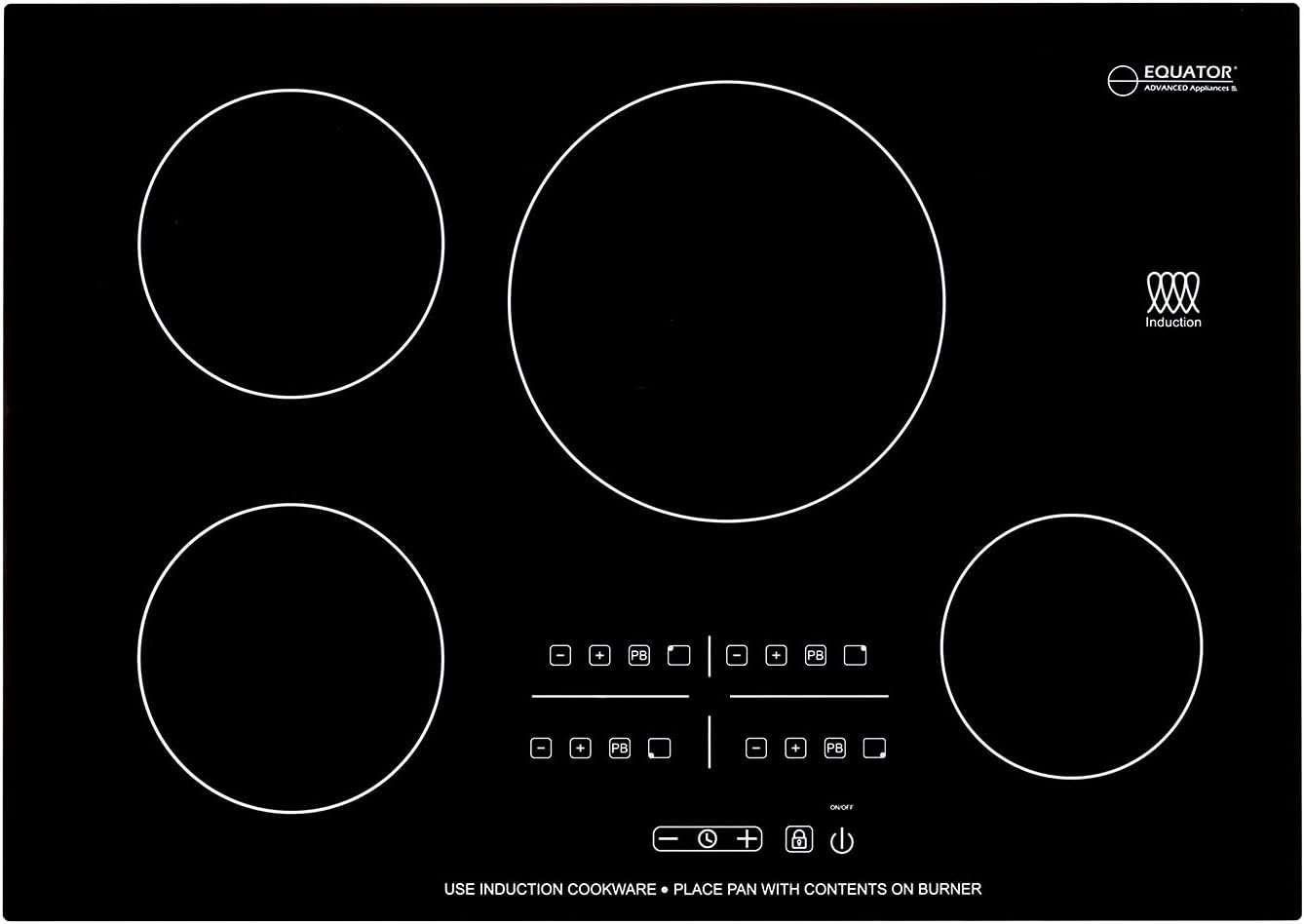 Equator 220V - 30' Built-in Induction Cooktop 4 Burner (Renewed)