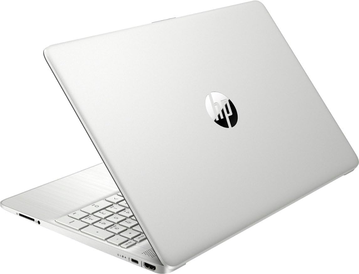 HP 2024 15 Laptop 15.6' HD+ Touchscreen, Intel Core i3-1215U, with Microsoft Office 365, 8GB RAM, 256GB PCIe SSD,Win 11 Home Long Battery Life, Natural Silver