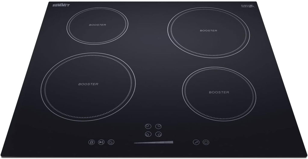 Summit 24' 4 Zone Electric Cooktop 208-240V Induction Cooktop, ADA Compliant, White- SINC4B242W