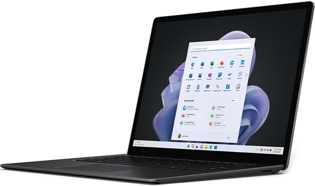 Microsoft Surface Laptop 5 13.5' Touchscreen Notebook - 2256 x 1504 - Intel Core i7 12th Gen i7-1265U - Intel Evo Platform - 32 GB Total RAM - 512 GB SSD - Matte Black (Renewed)