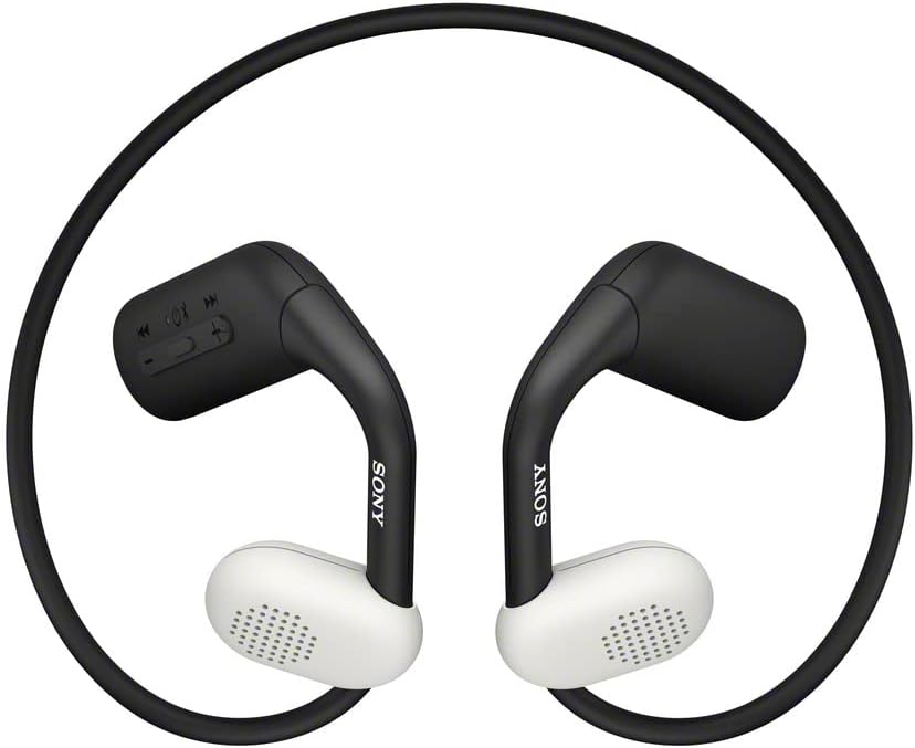 Sony Float Run Open-Ear Bluetooth Wireless Sport Headphones for Running and Exercise with Mic and IPX4 Water Resistance, WIOE610/B