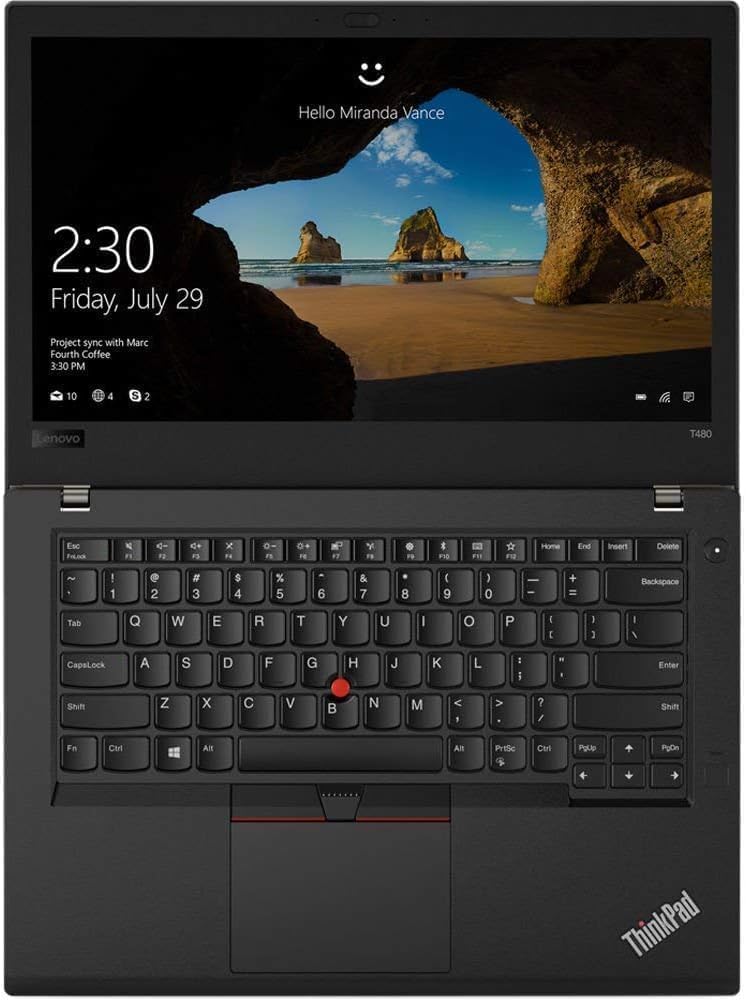 Lenovo ThinkPad T480 14' FHD Touchscreen Business Laptop, Intel Core i5-8350U up to 3.20GHz, 16GB DDR4 RAM, 256GB SSD,HDMI, Type-C, windows 11 Pro 64-bit (Renewed)