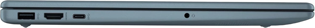 HP 15.6' Portable Laptop (Include 1 Year Microsoft 365), HD Display, Intel Quad-Core N200 Processor, 16GB RAM, 128GB Storage, Wi-Fi 6, Webcam, HDMI, Numeric Keypad, Windows 11 Home, Moonlight Blu