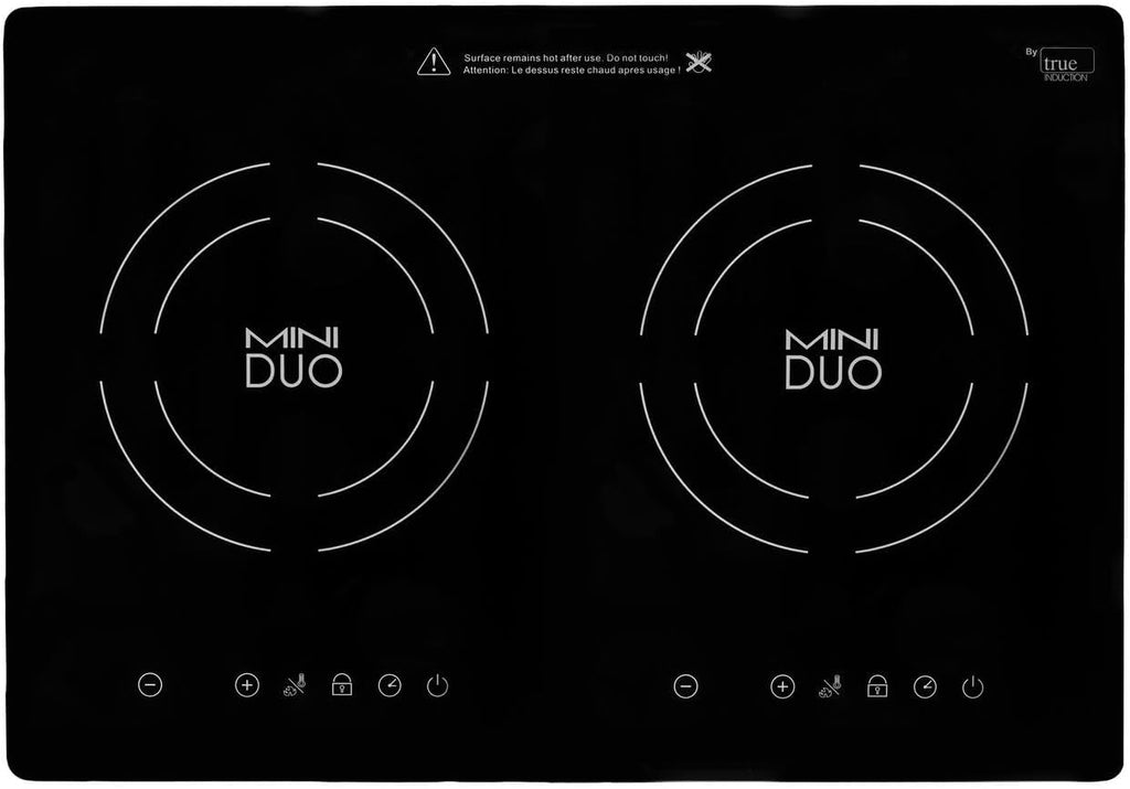 RV Electric Induction Cooktop | 2 Burner Portable Countertop Stove | 110V Plug-in Dual Burner Cooker for RV, Kitchen, and Outdoor Use