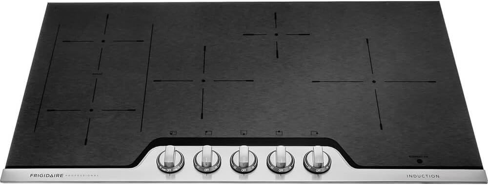 Frigidaire Professional 36 Inch Electric 5-Burner Induction Cooktop with Stainless Steel - Heats Fast and Even, FPIC3677RF