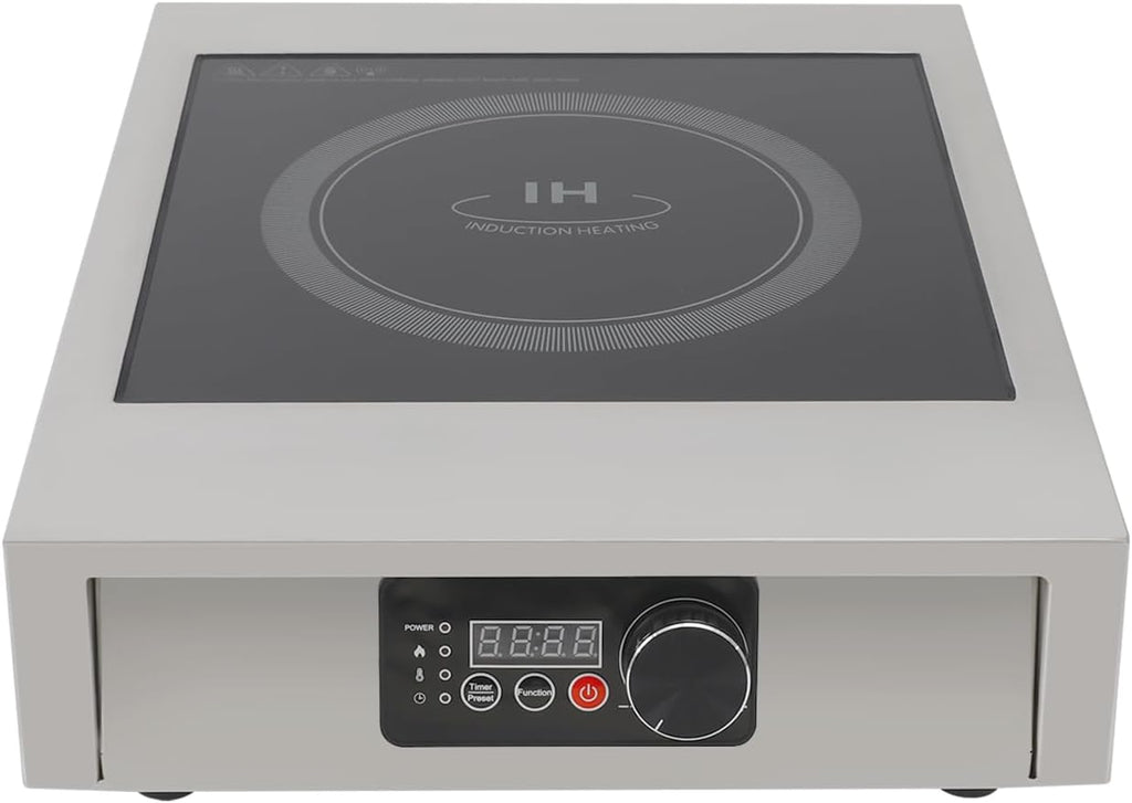 Induction Cooktop, 3500W 110V Portable Induction Cooktop Countertop Burner with LED Touch Knob Control for Faster Cooking